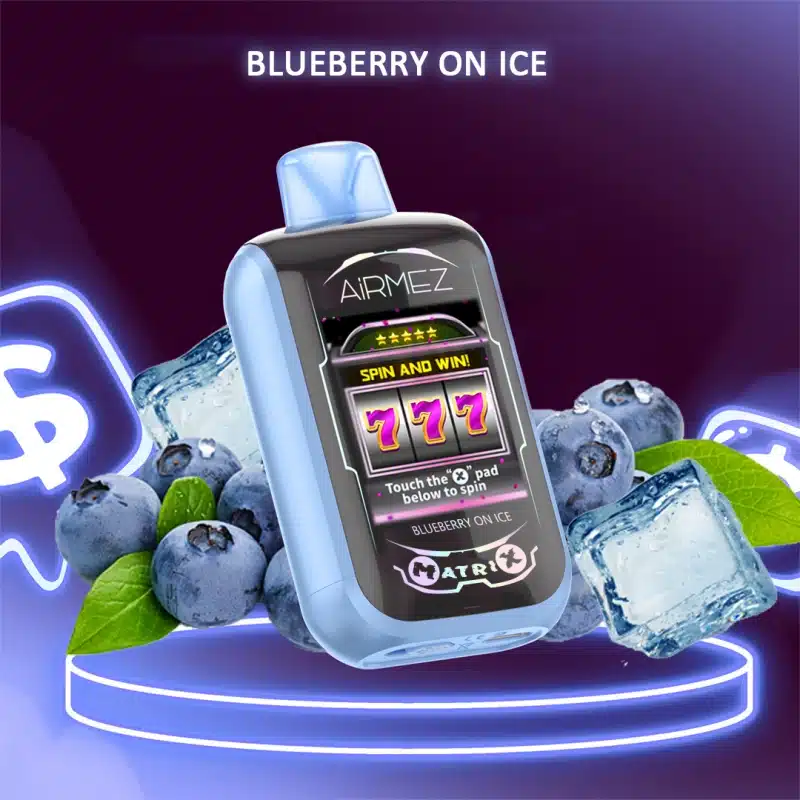 vapermalls-airmez-matrix-pro-30000-puffs-disposable-vape-flavor-blueberron-ice