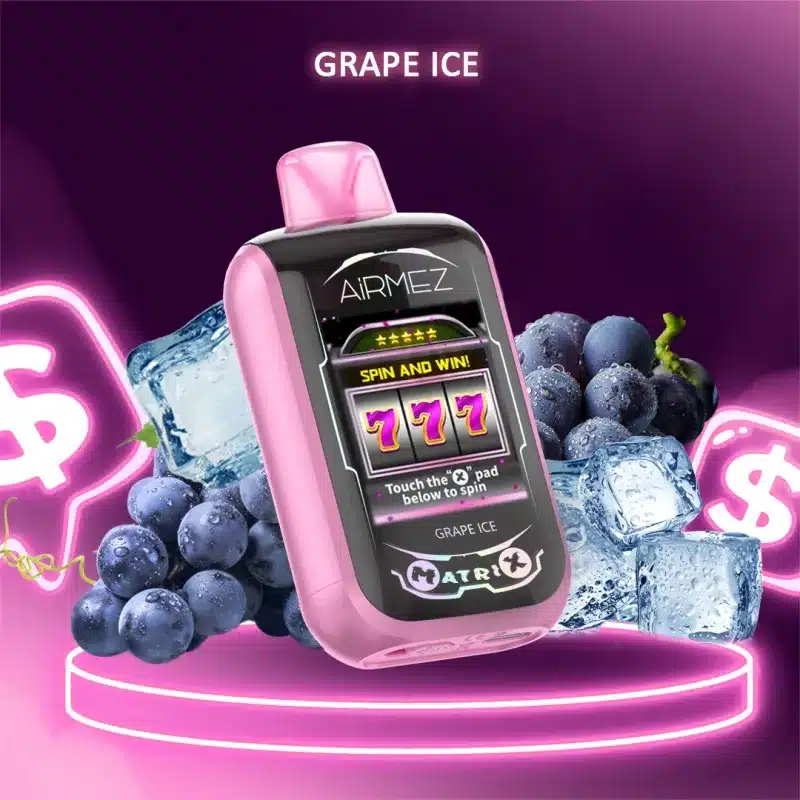 vapermalls-airmez-matrix-pro-30000-puffs-disposable-vape-flavor-grape-ice